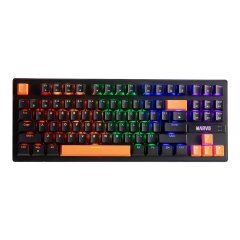 Gaming Mechanical keyboard 87 keys, Orange caps TKL - KG901C