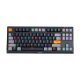 механична клавиатура Gaming Mechanical Keyboard KG980-A - RGB, Blue switches, TKL
