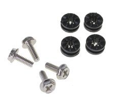 HDD Rubber Screws PRO - black HDD Rubber Screws PRO - black