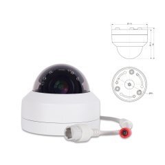 охранителна камера IP PTZ Camera - PTDA4XSS500 - 5MP, 4x optical zoom, 2.8-12mm, PoE охранителна камера IP PTZ Camera - PTDA4XSS500 - 5MP, 4x optical zoom, 2.8-12mm, PoE