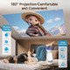 Portable Multimedia Projector HY320 Pro - 4K, Android 14, Wi-Fi, Bluetooth 5.4 Portable Multimedia Projector HY320 Pro - 4K, Android 14, Wi-Fi, Bluetooth 5.4