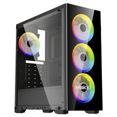 кутия за компютър Case ATX A72 aRGB - Remote/4 Fans кутия за компютър Case ATX A72 aRGB - Remote/4 Fans