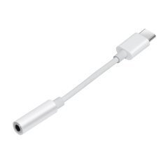 Adapter Type-C M to 3.5mm audio jack 4P F, White - MAKKI-CBL-C-AUDIO-WH Adapter Type-C M to 3.5mm audio jack 4P F, White - MAKKI-CBL-C-AUDIO-WH