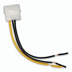 кабел Cable Male Molex -> wires 1x12V 2xGround кабел Cable Male Molex -> wires 1x12V 2xGround