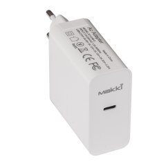 Универсално зарядно за стена Charger Wall GaN - USB Type-C 65W White - MAKKI-GN65W