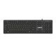 Keyboard USB BG - Low profile Chocolate - KB-C14 Black