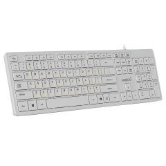 Keyboard USB BG - Low profile Chocolate - KB-C14 White Keyboard USB BG - Low profile Chocolate - KB-C14 White