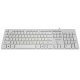 Keyboard USB BG - Low profile Chocolate - KB-C14 White