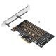 M2 SSD NVMe+SATA (M-key+B-key) to PCI Express 3.0 4x adapter - MAKKI-M2-PCIE-2X M2 SSD NVMe+SATA (M-key+B-key) to PCI Express 3.0 4x adapter - MAKKI-M2-PCIE-2X