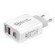 Fast Charger Wall - QC3.0 + Power Distribution Type-C 18W White - MAKKI-PQ18W-WH Fast Charger Wall - QC3.0 + Power Distribution Type-C 18W White - MAKKI-PQ18W-WH