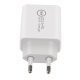 Fast Charger Wall - QC3.0 + Power Distribution Type-C 18W White - MAKKI-PQ18W-WH Fast Charger Wall - QC3.0 + Power Distribution Type-C 18W White - MAKKI-PQ18W-WH