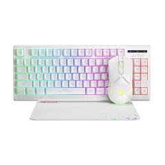 Gaming COMBO CM310 3-in-1 White - Keyboard, Mouse 1000 Hz, Mousepad Gaming COMBO CM310 3-in-1 White - Keyboard, Mouse 1000 Hz, Mousepad