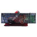 Gaming COMBO CM409 4-in-1 - Keyboard, Mouse, Headset, Mousepad - MARVO-CM409