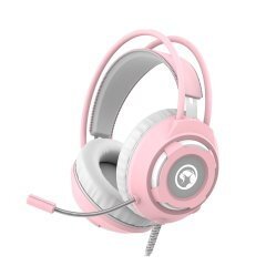 Геймърски слушалки Gaming Headphones HG8936 PINK - 50mm, USB Геймърски слушалки Gaming Headphones HG8936 PINK - 50mm, USB