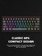 Gaming Mechanical keyboard 61 keys TKL - KG962G - RED switches, RGB Gaming Mechanical keyboard 61 keys TKL - KG962G - RED switches, RGB