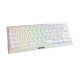 Gaming Mechanical keyboard 61 keys TKL, White - KG962WH - BLUE switches Gaming Mechanical keyboard 61 keys TKL, White - KG962WH - BLUE switches