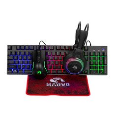 Gaming COMBO Loot 40 CM416 4-in-1 - Keyboard, Headset, Mouse, Mousepad - MARVO-CM416 Gaming COMBO Loot 40 CM416 4-in-1 - Keyboard, Headset, Mouse, Mousepad - MARVO-CM416