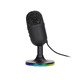 Геймърски микрофон Gaming USB Microphone - MIC-06 Black - USB, RGB