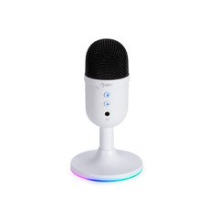 Gaming USB Microphone - MIC-06 White - USB, RGB Gaming USB Microphone - MIC-06 White - USB, RGB