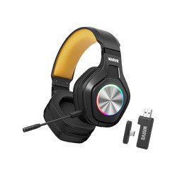 Gaming Headphones Pulz 80W - Bluetooth, 2.4G - MARVO-HG9084W Gaming Headphones Pulz 80W - Bluetooth, 2.4G - MARVO-HG9084W