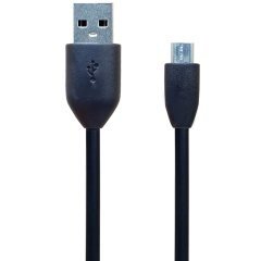 Cable USB 2.0 AM / Micro USB M 1m - AM6001/BK