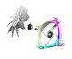 AX120 PWM, Fan 120mm, ARGB, White AX120 PWM, Fan 120mm, ARGB, White