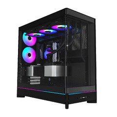 Case ATX - HS02 PRO (B) - 5 x 120 mm ARGB Fans, USB-C, Black Case ATX - HS02 PRO (B) - 5 x 120 mm ARGB Fans, USB-C, Black