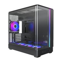 Case mATX - KING 15 PRO (B) - 4 x 120 mm A-RGB, USB-C Case mATX - KING 15 PRO (B) - 4 x 120 mm A-RGB, USB-C