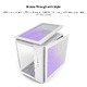 KING 65 Pro, Dual Chamber Mid-tower Case, 3 ARGB Fans, White KING 65 Pro, Dual Chamber Mid-tower Case, 3 ARGB Fans, White