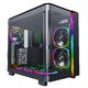 KING 95 Pro, Dual Chamber Mid-tower Case, 6 ARGB Fans, 2 Front Panels, Black KING 95 Pro, Dual Chamber Mid-tower Case, 6 ARGB Fans, 2 Front Panels, Black