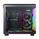 KING 95 Pro, Dual Chamber Mid-tower Case, 6 ARGB Fans, 2 Front Panels, Black KING 95 Pro, Dual Chamber Mid-tower Case, 6 ARGB Fans, 2 Front Panels, Black