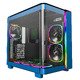 KING 95 Pro, Dual Chamber Mid-tower Case, 6 ARGB Fans, 2 Front Panels, Prussian Blue KING 95 Pro, Dual Chamber Mid-tower Case, 6 ARGB Fans, 2 Front Panels, Prussian Blue