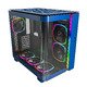 KING 95 Pro, Dual Chamber Mid-tower Case, 6 ARGB Fans, 2 Front Panels, Prussian Blue KING 95 Pro, Dual Chamber Mid-tower Case, 6 ARGB Fans, 2 Front Panels, Prussian Blue