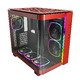 KING 95 Pro, Dual Chamber Mid-tower Case, 6 ARGB Fans, 2 Front Panels, Red KING 95 Pro, Dual Chamber Mid-tower Case, 6 ARGB Fans, 2 Front Panels, Red