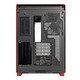 KING 95 Pro, Dual Chamber Mid-tower Case, 6 ARGB Fans, 2 Front Panels, Red KING 95 Pro, Dual Chamber Mid-tower Case, 6 ARGB Fans, 2 Front Panels, Red