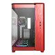 KING 95 Pro, Dual Chamber Mid-tower Case, 6 ARGB Fans, 2 Front Panels, Red KING 95 Pro, Dual Chamber Mid-tower Case, 6 ARGB Fans, 2 Front Panels, Red
