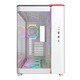 KING 95 Pro, Dual Chamber Mid-tower Case, 6 ARGB Fans, 2 Front Panels, White KING 95 Pro, Dual Chamber Mid-tower Case, 6 ARGB Fans, 2 Front Panels, White