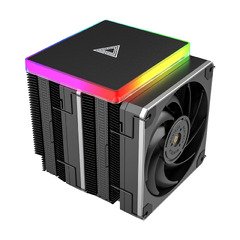 охладител METAL DT24 PREMIUM, CPU Cooler, 270W TDP, Dual Tower, ARGB, Black охладител METAL DT24 PREMIUM, CPU Cooler, 270W TDP, Dual Tower, ARGB, Black