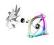 RX120 PWM, REVERSE Fan, 120mm, ARGB, White RX120 PWM, REVERSE Fan, 120mm, ARGB, White