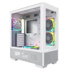 кутия SKY TWO, Mid-tower Case, TG, 4x120mm ARGB Fans, White кутия SKY TWO, Mid-tower Case, TG, 4x120mm ARGB Fans, White