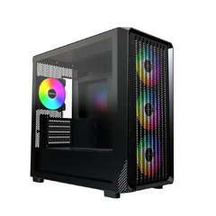 кутия Case mATX - X5M (B) - 4 x 120 mm A-RGB, USB-C кутия Case mATX - X5M (B) - 4 x 120 mm A-RGB, USB-C