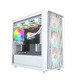 Case mATX - X5M (W) - 4 x 120 mm A-RGB, USB-C Case mATX - X5M (W) - 4 x 120 mm A-RGB, USB-C