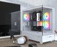 Case ATX - XR (W) - 3 x 120 mm ARGB Fans, USB-C, White Case ATX - XR (W) - 3 x 120 mm ARGB Fans, USB-C, White