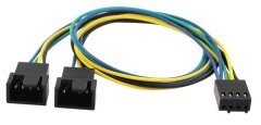 Сплитер за вентилатори Fan splitter 10cm - Y-Split PWM Сплитер за вентилатори Fan splitter 10cm - Y-Split PWM