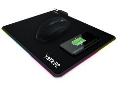 геймърски пад Mouse Pad - NYX P2 RGB - 2 sides, Qi wireless charging