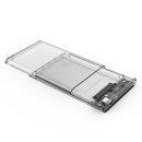 външна кутия за диск Storage - Case - 2.5 inch 10Gbps Type-C Transparent - 2139C3-G2-CR-BP