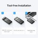 кутия за диск Storage - Case - 2.5 inch USB-C - 2577C3-V1-BK кутия за диск Storage - Case - 2.5 inch USB-C - 2577C3-V1-BK