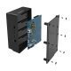 докинг станция Storage - HDD/SSD Dock/Duplicator - 4x 2.5 and 3.5 inch USB3.0, black - 6648US3-C