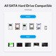 Storage - HDD/SSD Dock - 2 BAY 2.5/3.5 USB-C/USB-A - 6829C3-V1 Storage - HDD/SSD Dock - 2 BAY 2.5/3.5 USB-C/USB-A - 6829C3-V1