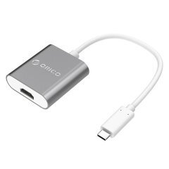 Adapter - USB 3.1 Type C -> HDMI F, gray - RCH-SG